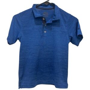 SLAZENGER Boys Small blue athletic polo golf shirt